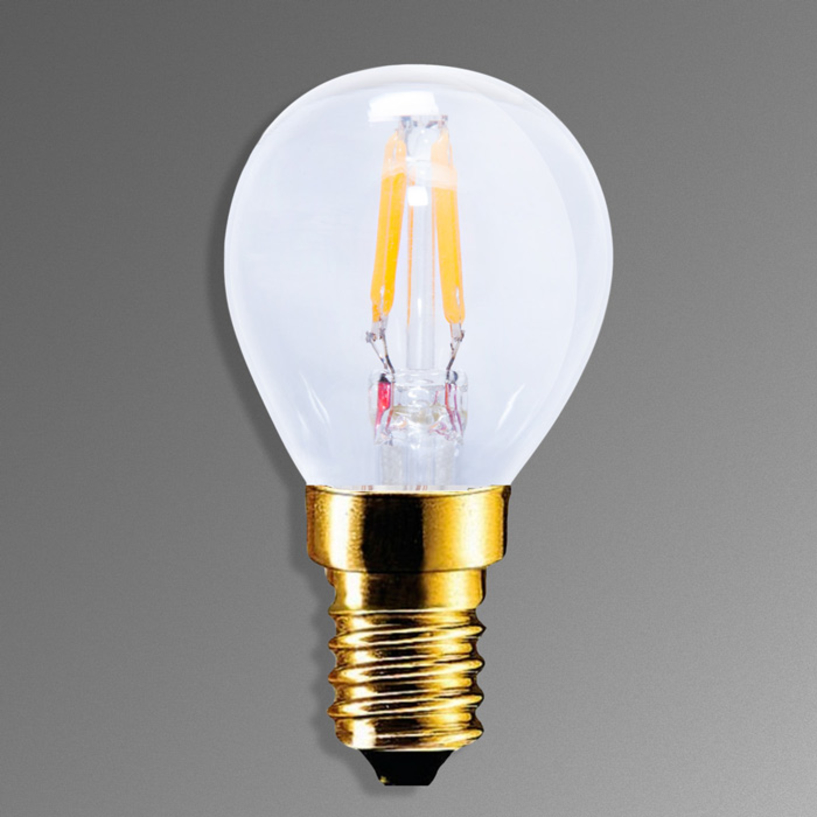 Segula E14 2,2 W 922 LED-gl?dep?re med synlig gl?detr?d