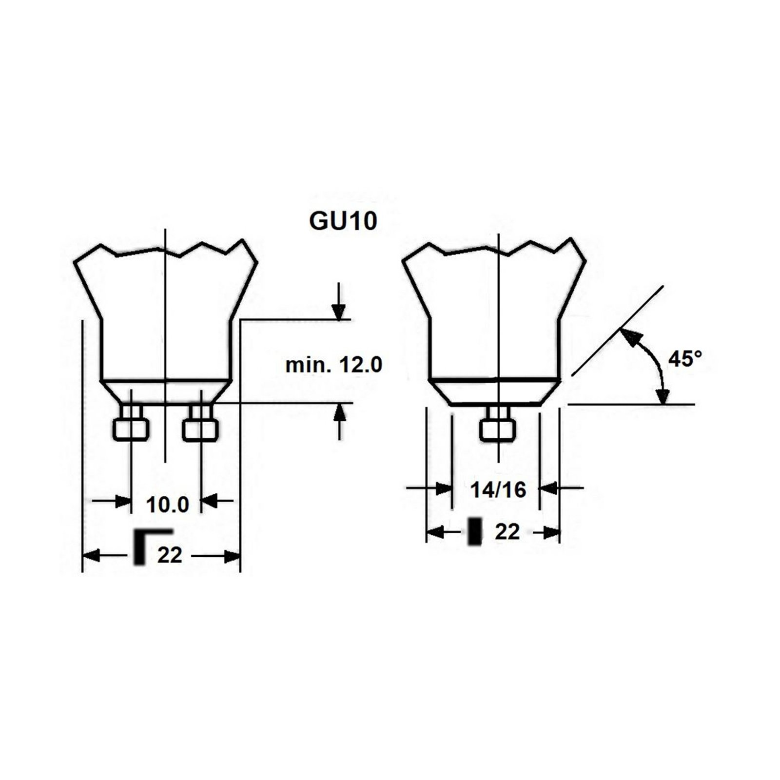 LED-pære SUPERIA RETRO, ES50 GU10 6 W 930 575 lm dimbar