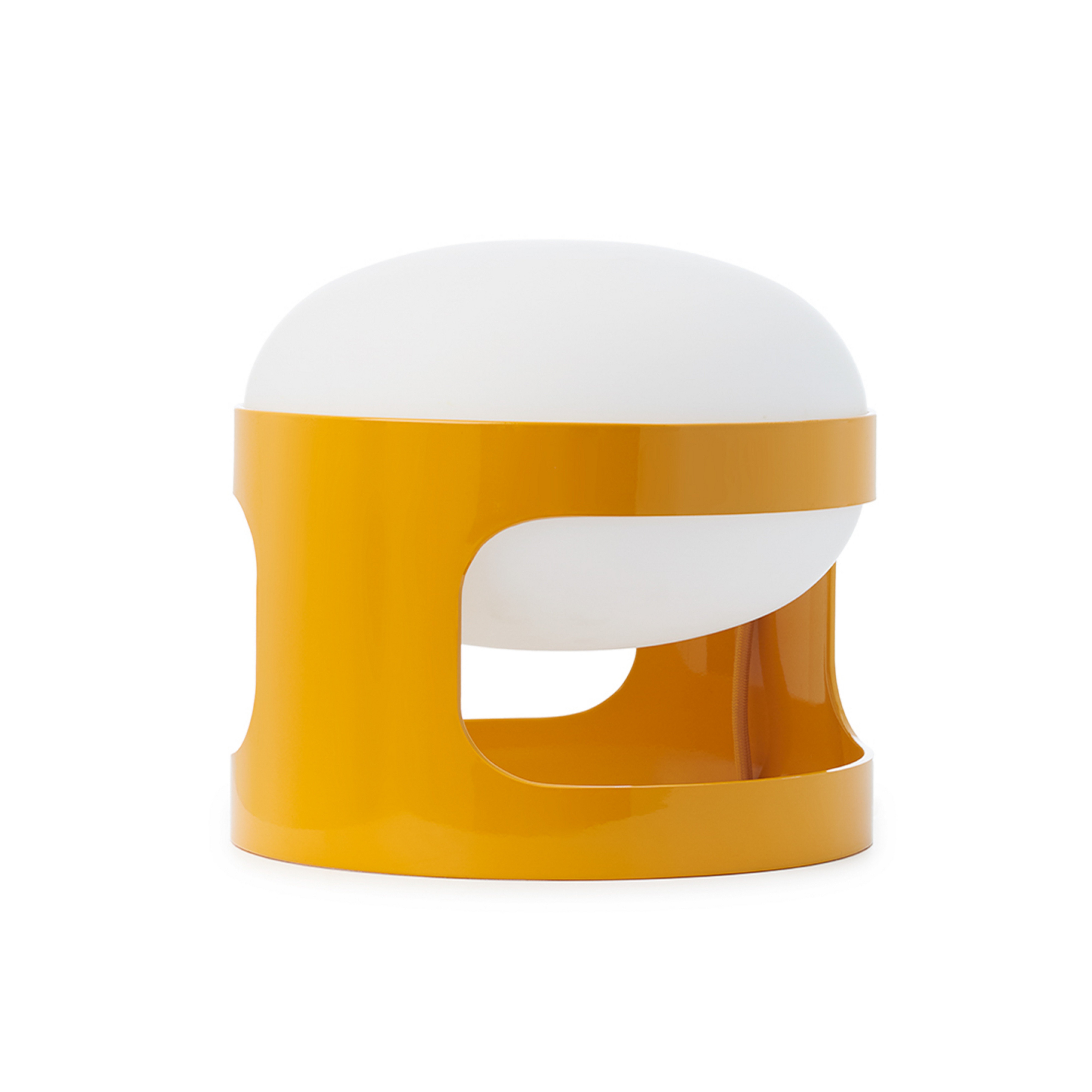Lampe à poser Kartell KD28, jaune moutarde, Ø 25 cm, E14-LED