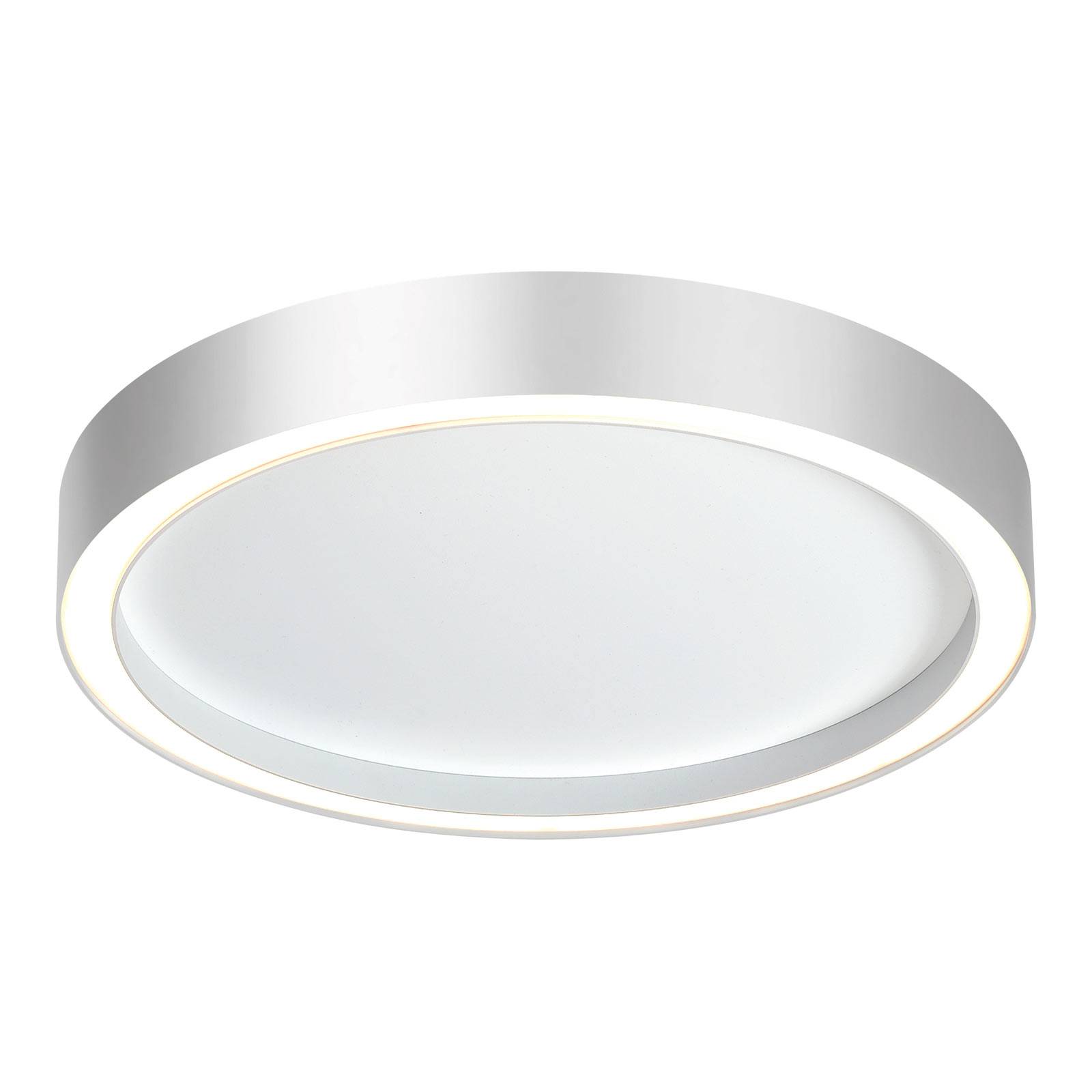 Bopp Aura LED-Deckenleuchte Ø 55cm weiß/aluminium