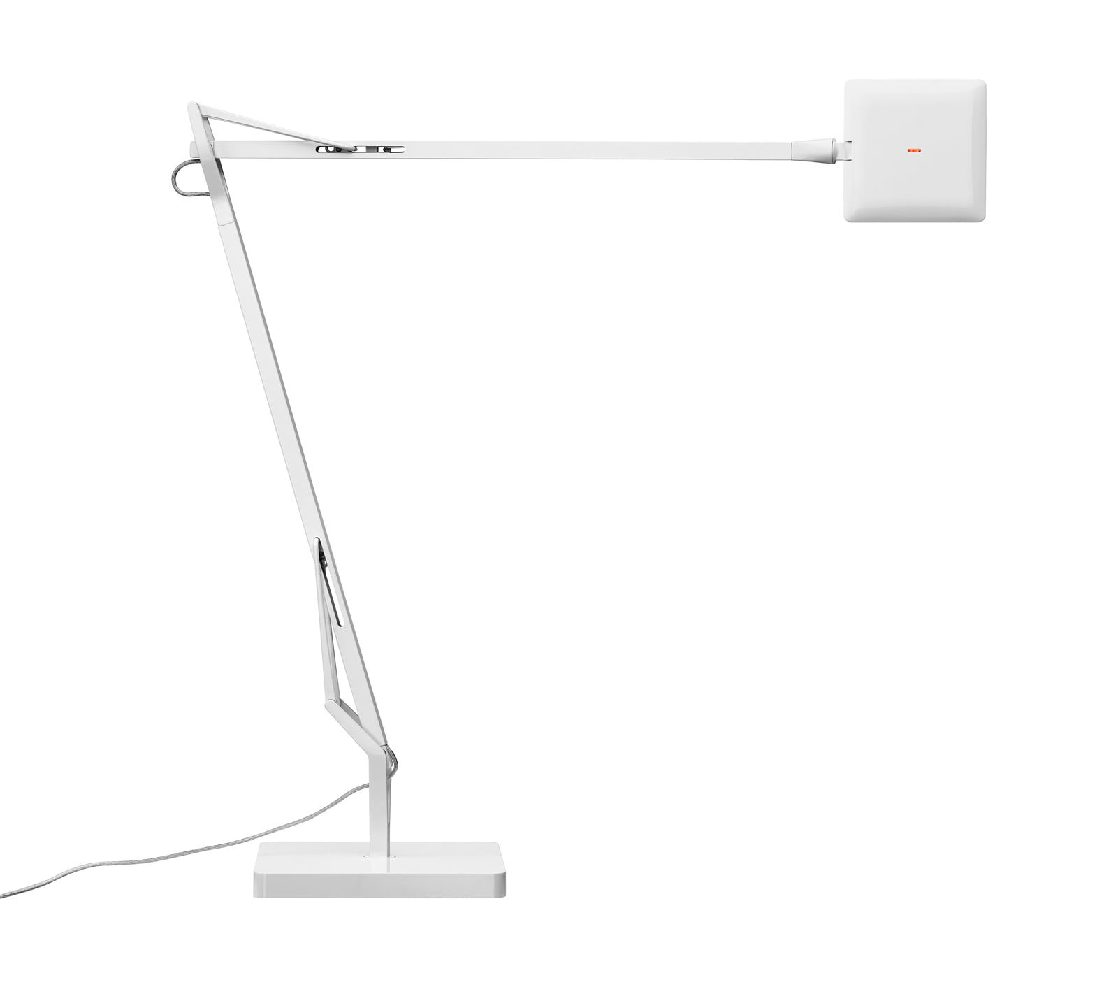 FLOS Kelvin Edge - biała lampka biurkowa LED