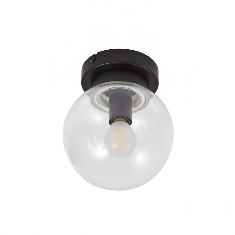 Lucande – Badolo Deckenleuchte IP44 Schwarz