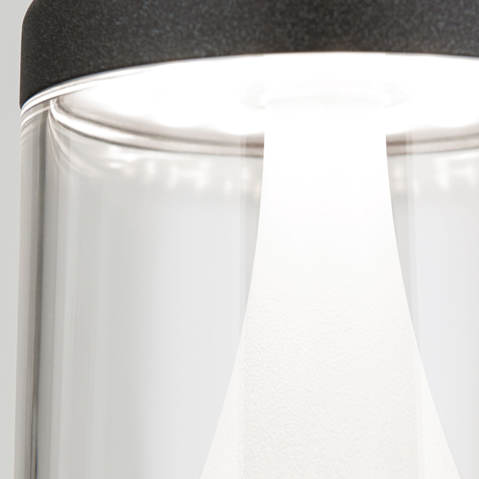 Midnight LED pedestal light, anti-UV diffuser IP65