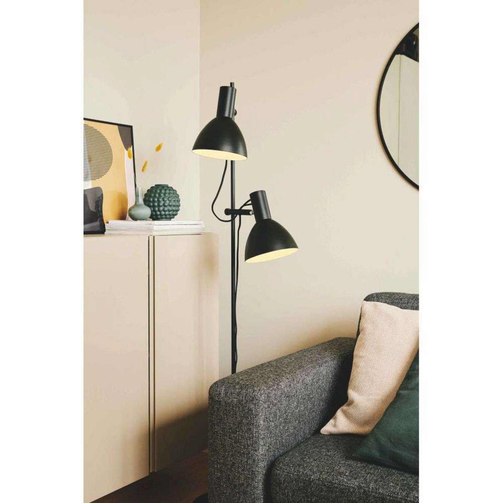 Baltimore Lampadar 2L Black - Halo Design