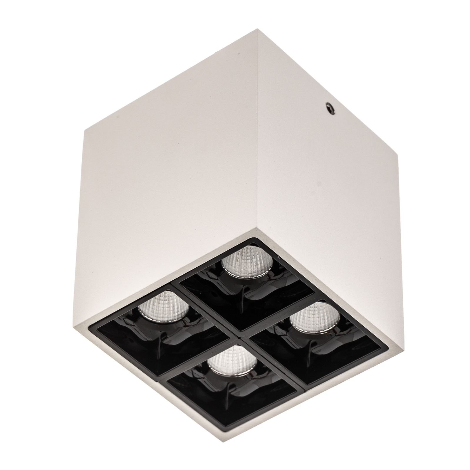 Liro LED-takspotlight vit/svart 34° 2 700 K