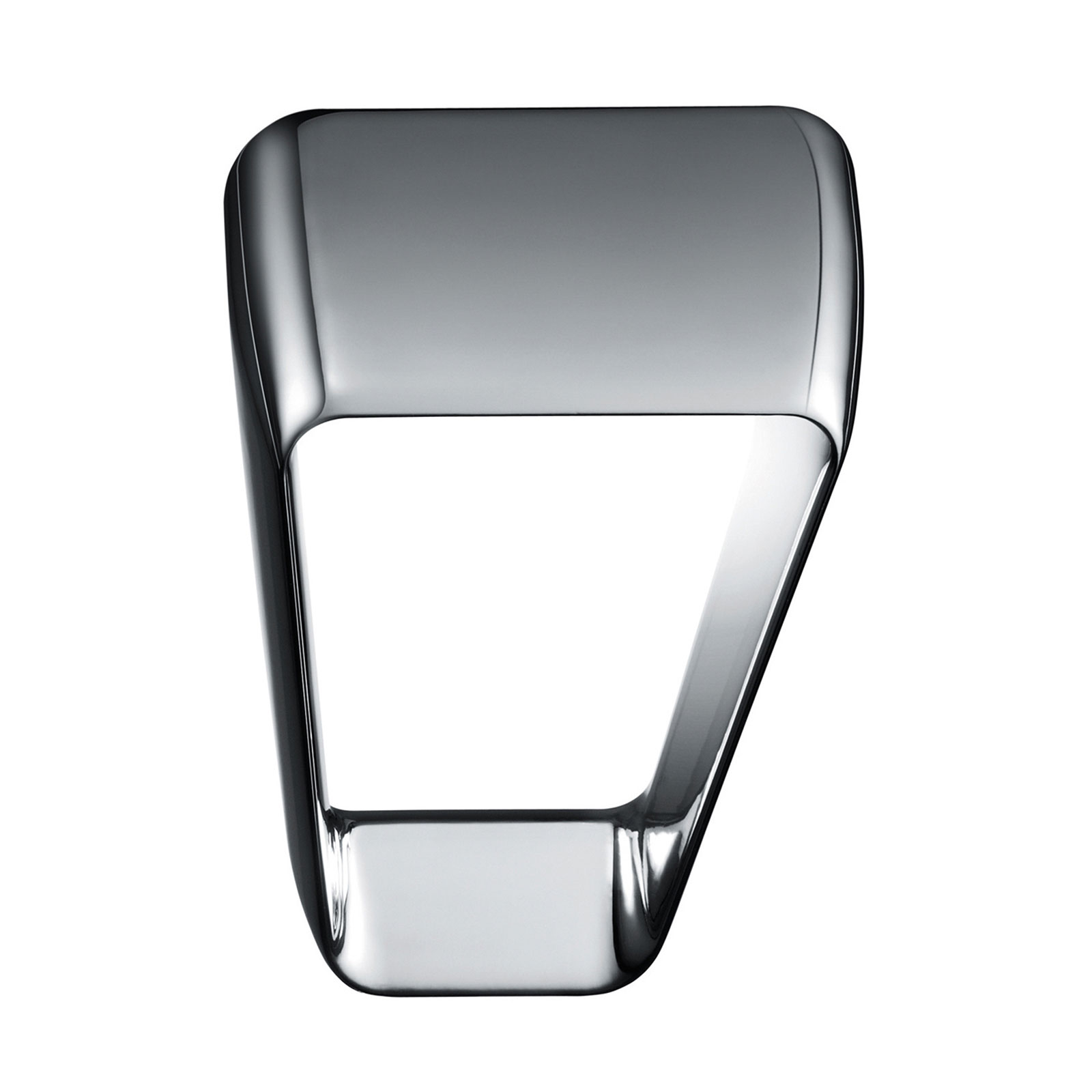 Kundalini Frame LED wall light, chrome, for Living / Dining Room, die-cast aluminium, 25 W, energy efficiency: A+, W: 19.5 cm, H: 23 cm