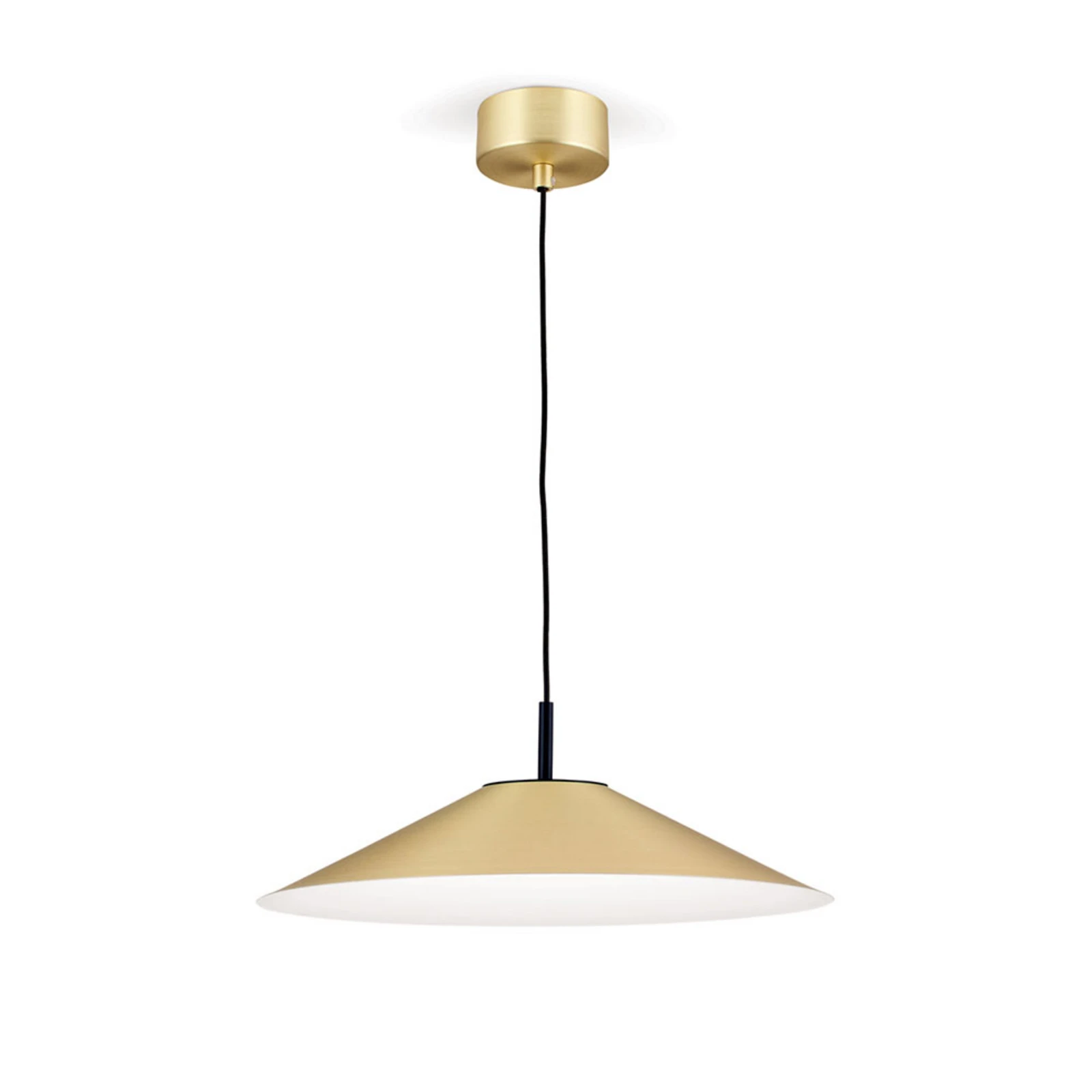 Gourmet LED visilica, sjenilo od mat mesinga