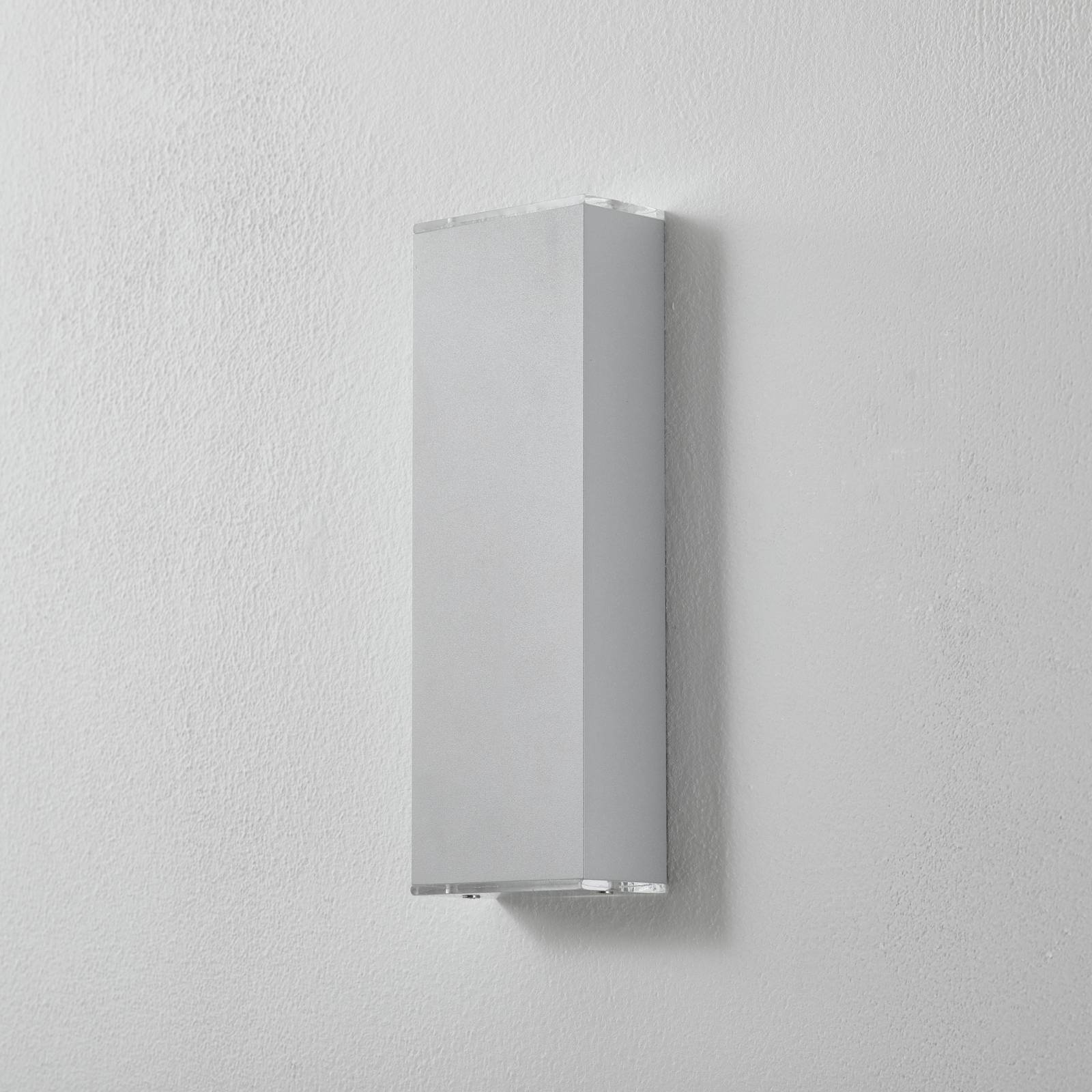 Lucande Anita LED-væglampe sølv højde 26 cm