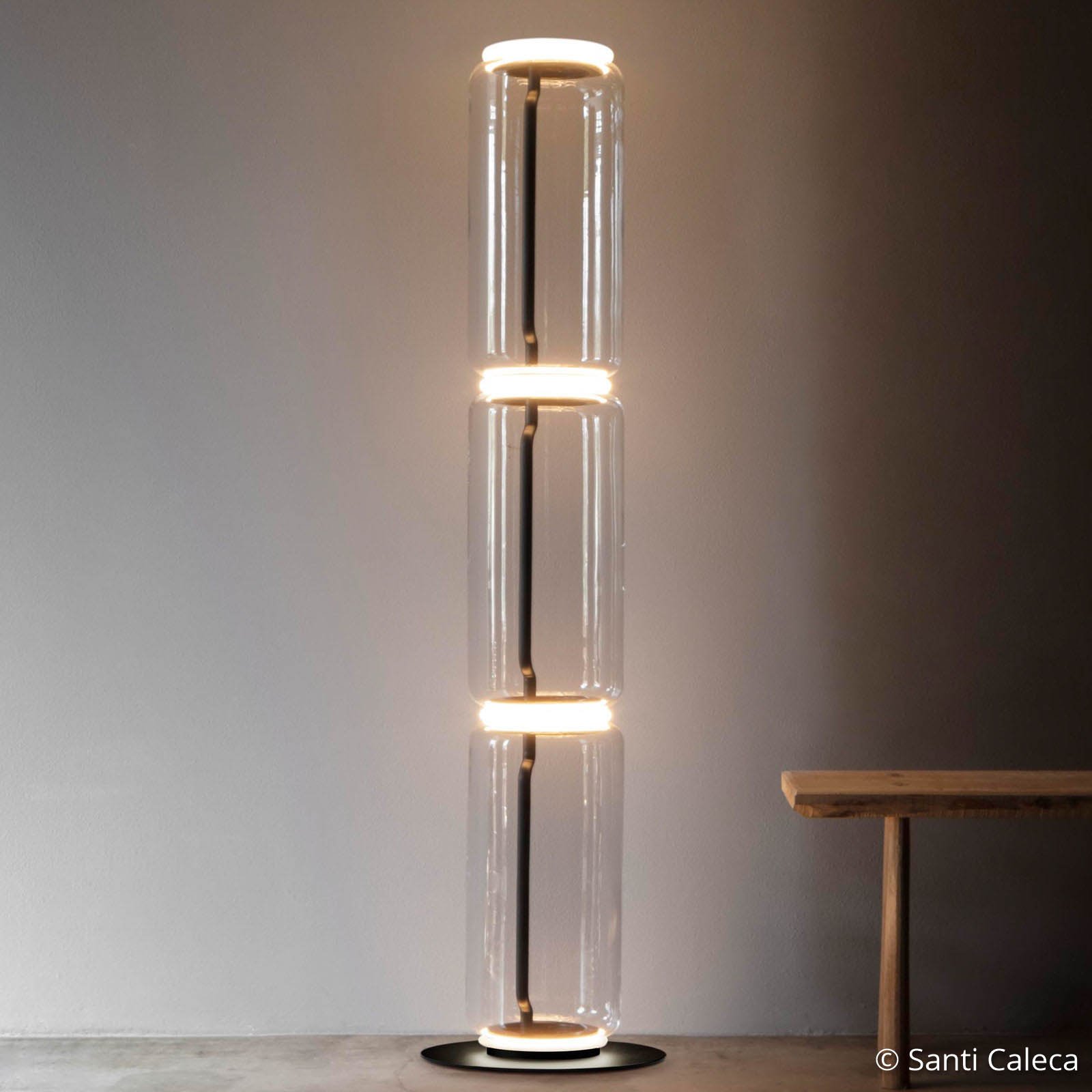 Noctambule F3 Floor Lamp Low Cylinder - Flos