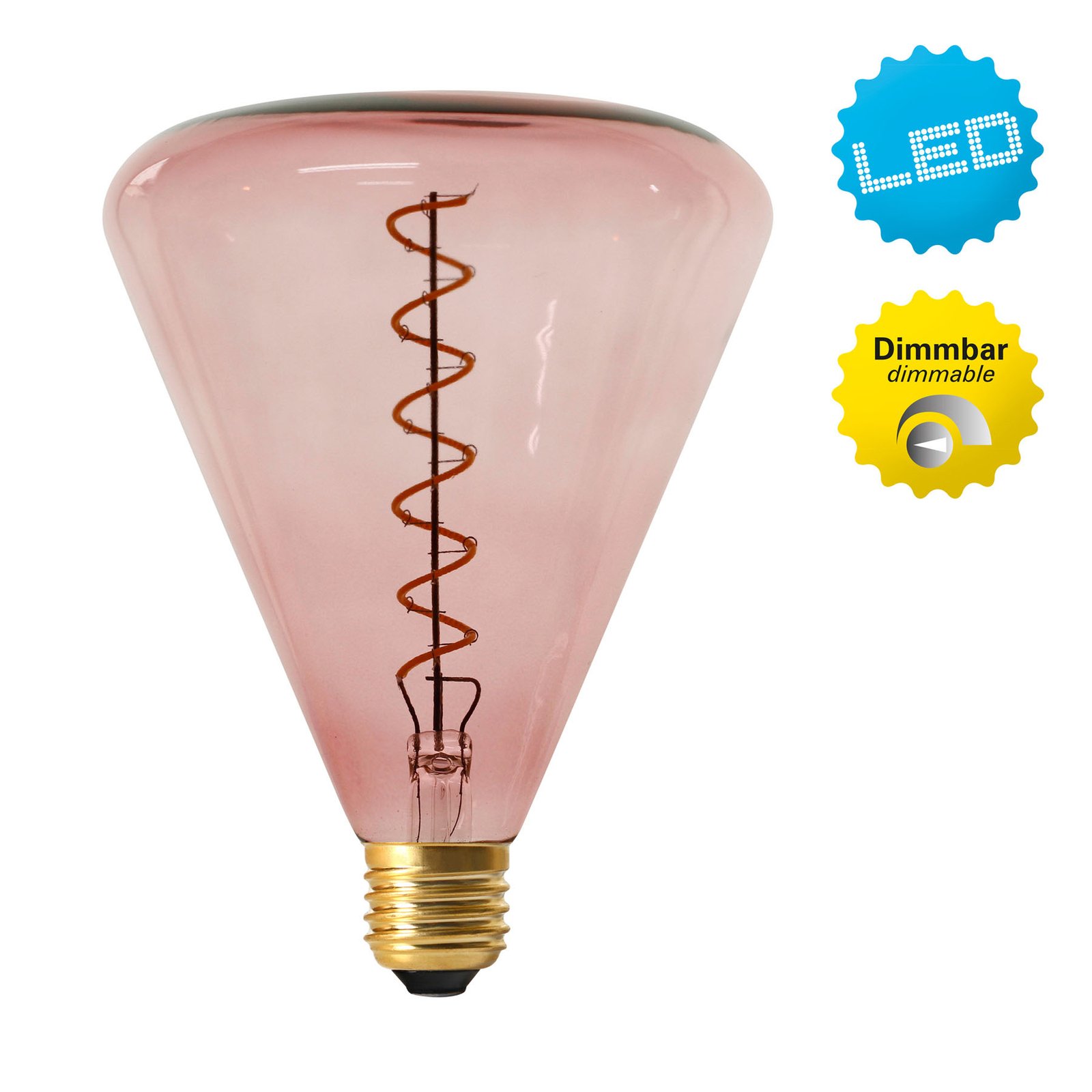 LED lamp Dilly E27 4W 2200K dimmerdatav, punase tooniga