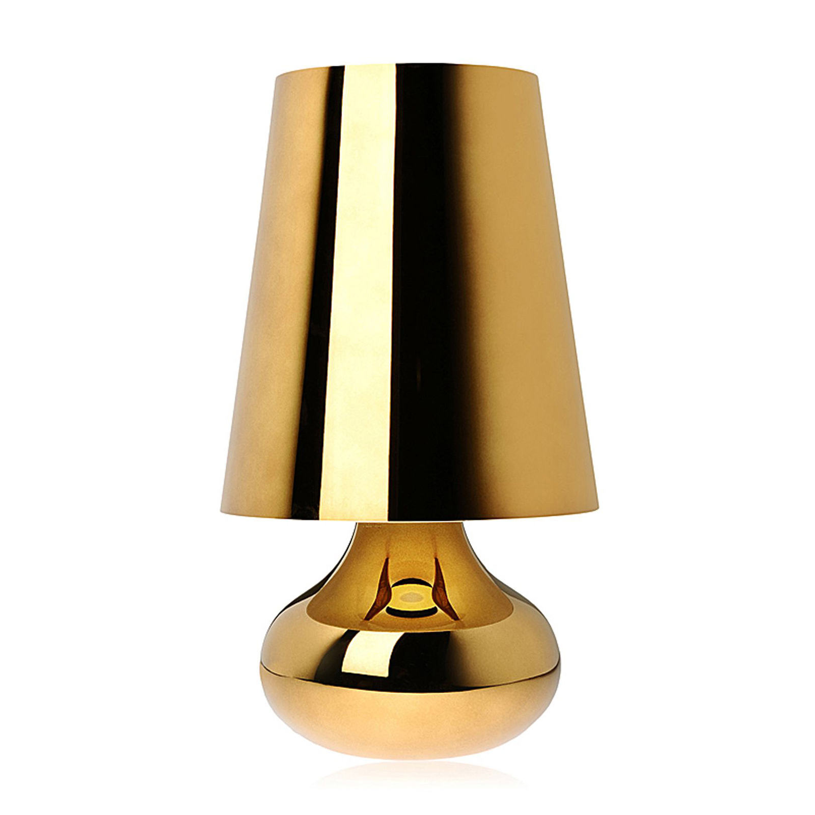 Kartell Cindy LED stalinė lempa tamsiai aukso spalvos metalo spalvos