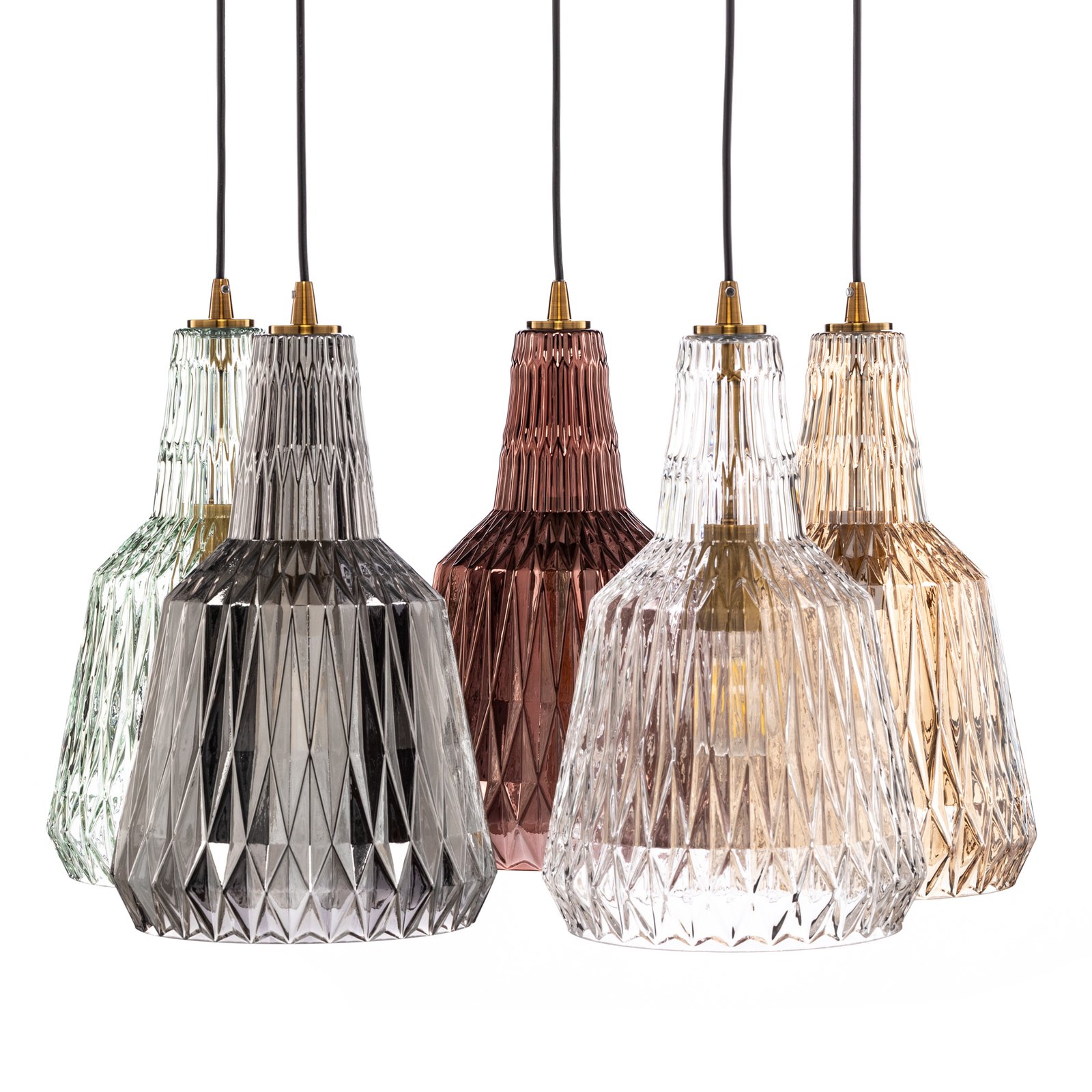 Belarion 5 Cluster Taklampa Multicolour - Lindby