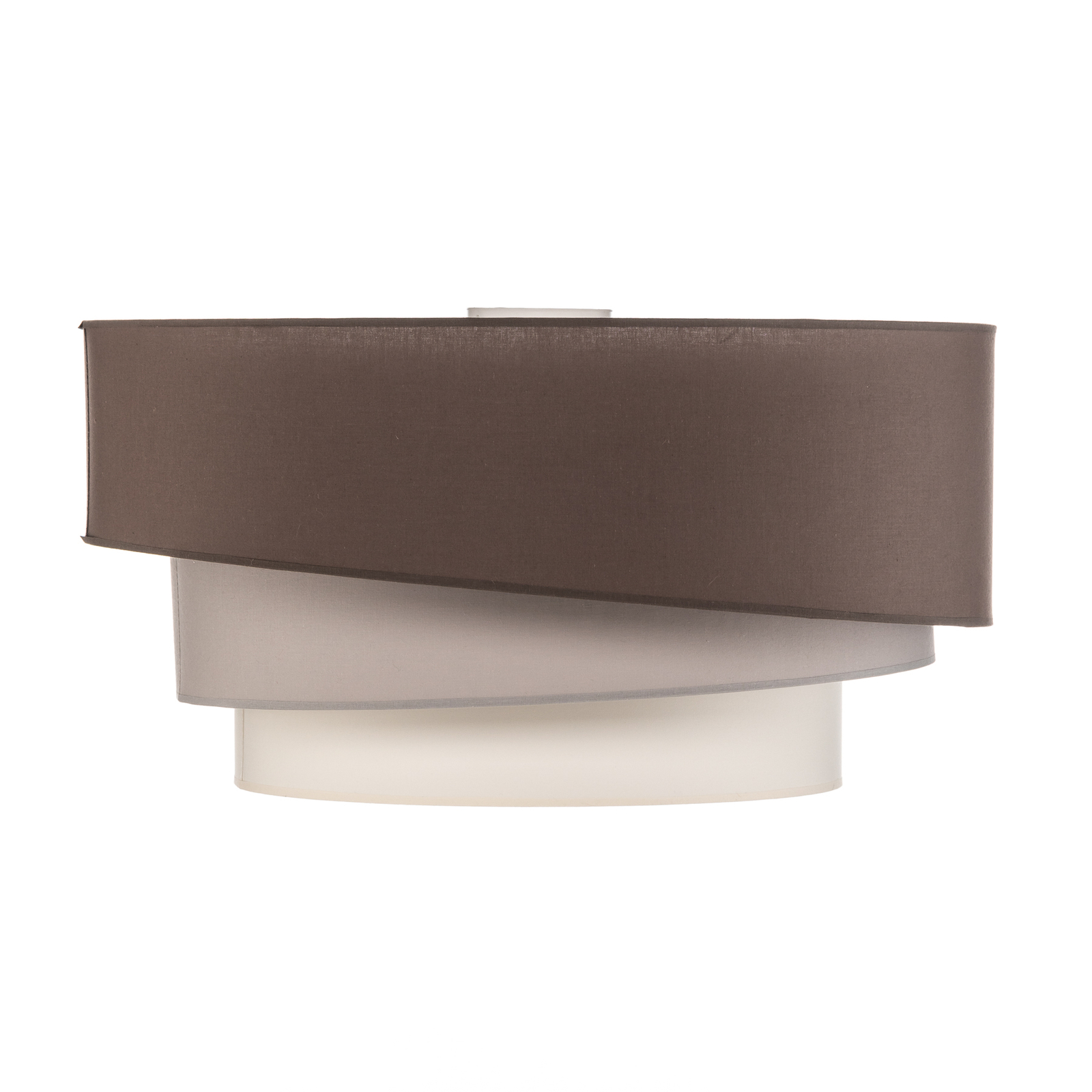 Trio Candeeiro de Tecto Ø60 Cappuccino/Ecru/Cinza - Euluna