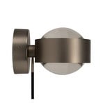 Puk Wall Mini Plus wall light, chrome, glass, rotatable