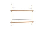 Magazine Shelving Oak/Warm Grey - Moebe