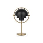 Multi-Lite Portable Stolní Lampa Black/Brass - GUBI