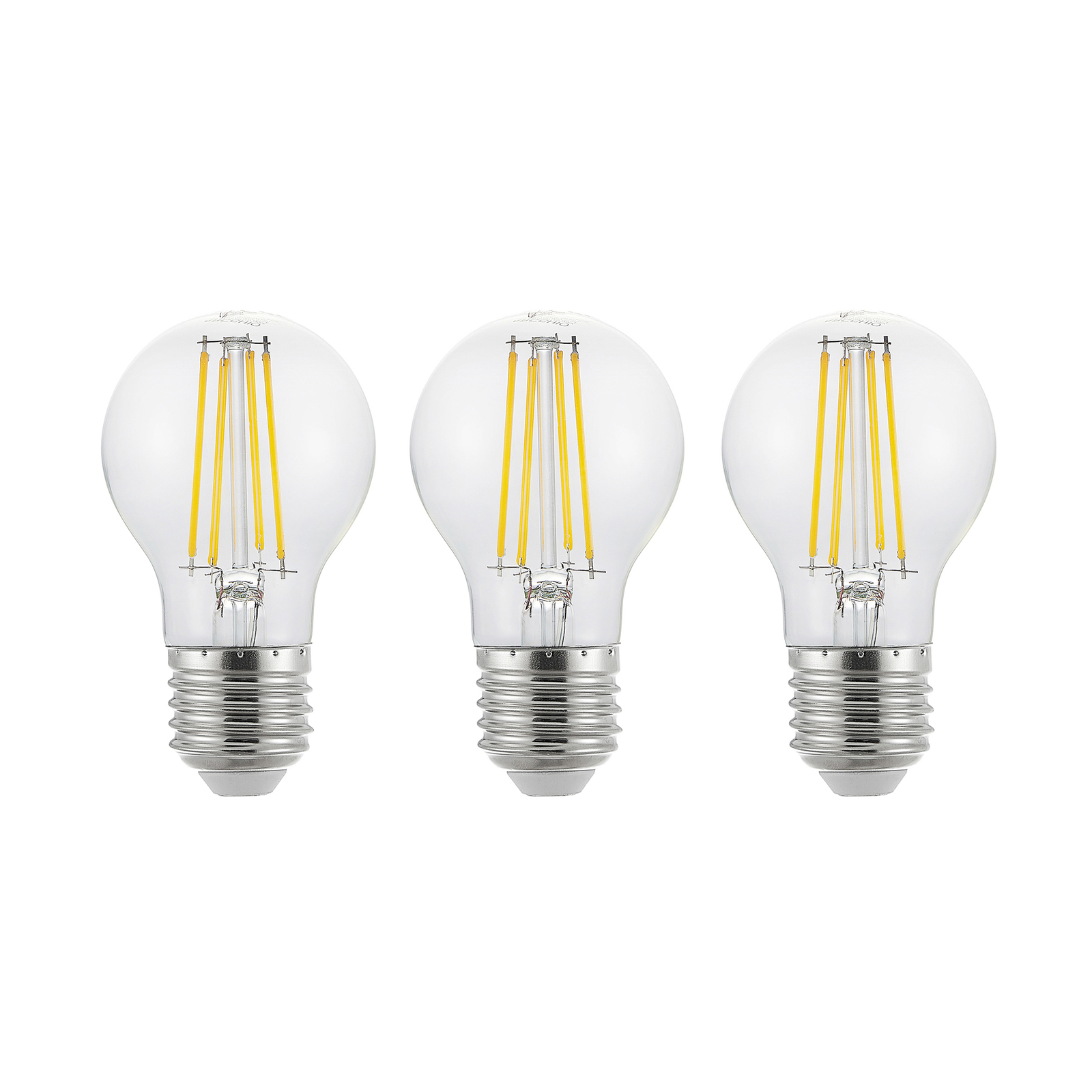 LED lamp E27 A60 6,5W 827 3-Step-dimmer 3 per set