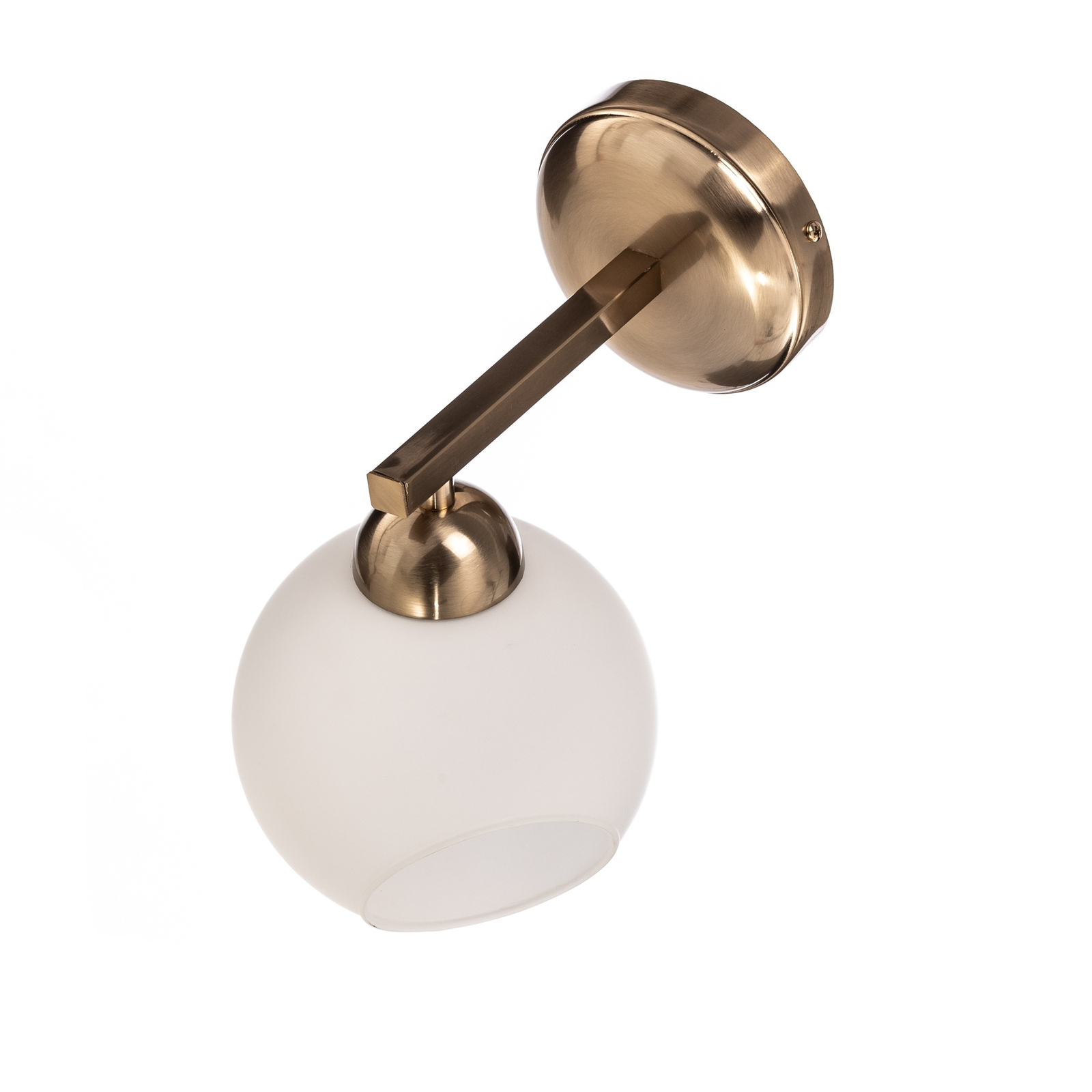 Ramella wall light, antique brass, 1-bulb