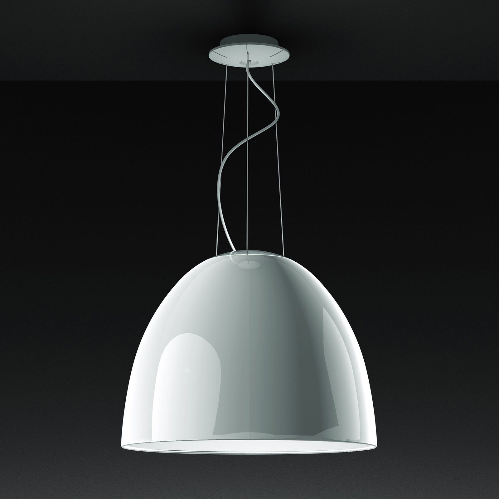 Nur Gloss S Suspension Blanc - Artemide