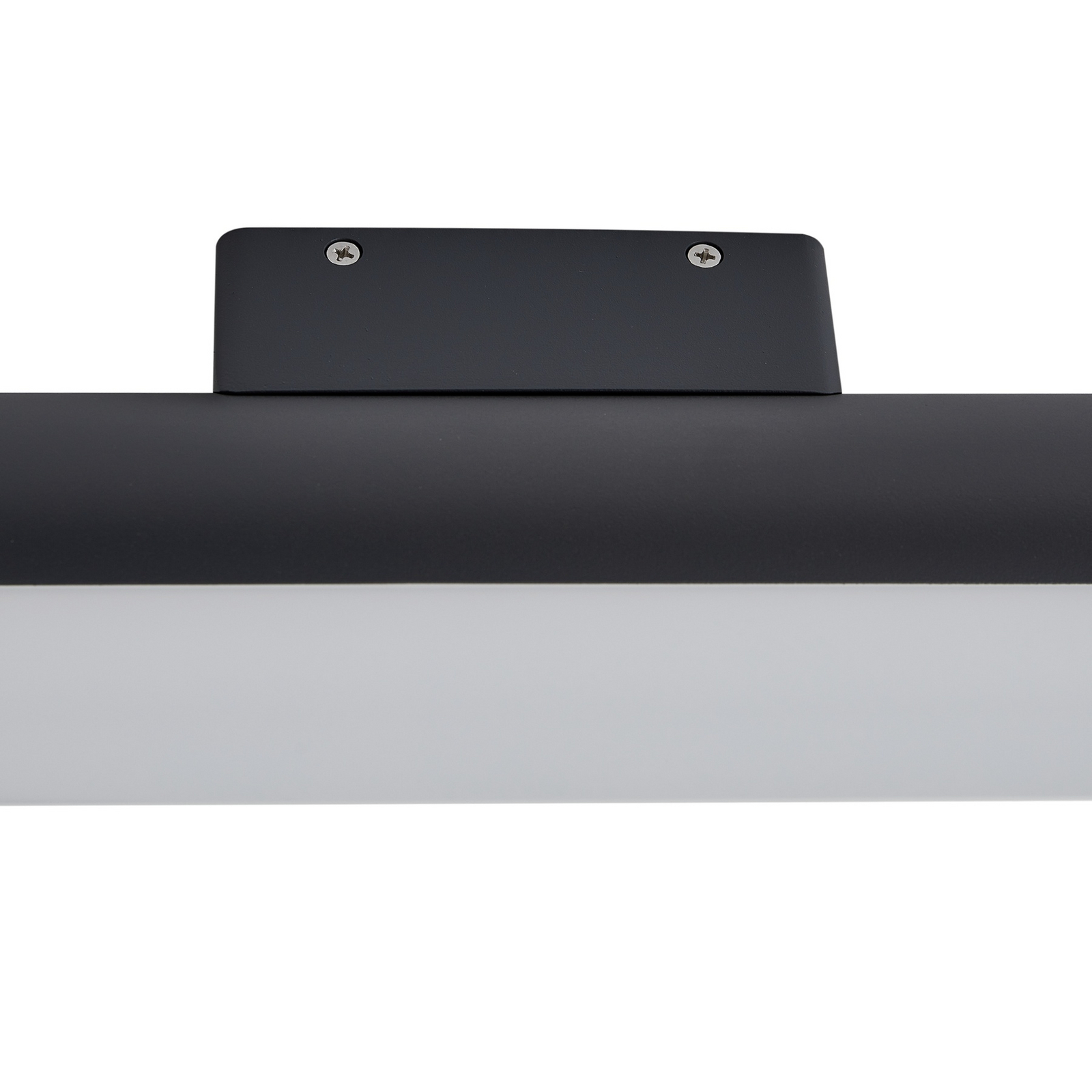 Lucande, applique d'extérieur LED Tuberia, anthracite, métal, Ø 7 cm