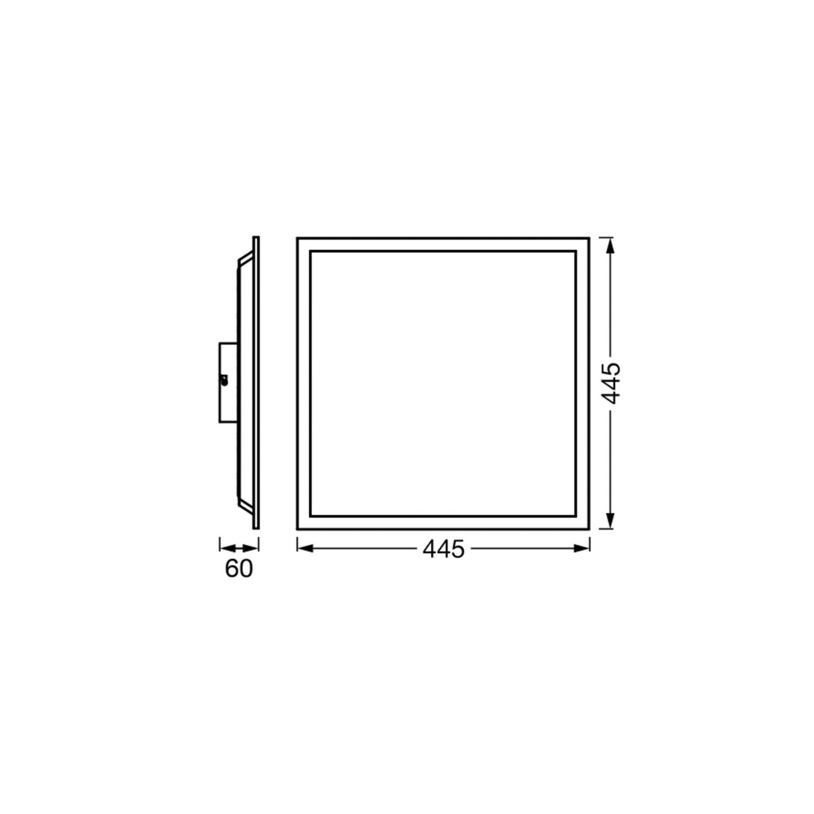 OSRAM SMART+ WiFi LED-Panel PLANON MAGIC, weiß 45 cm RGB CCT