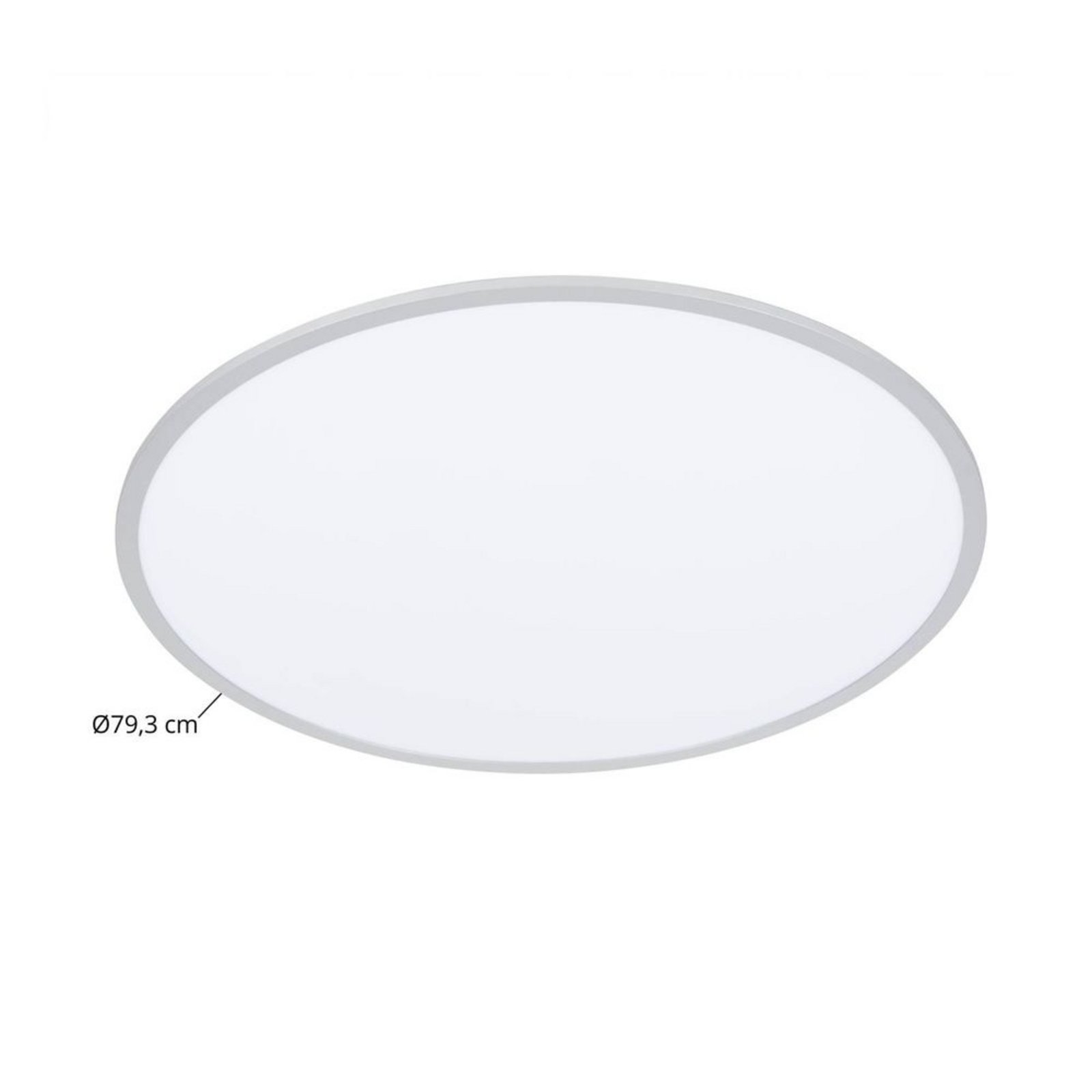 Narima LED Ceiling Lamp 4.000K Ø80 White/Silver - Lindby