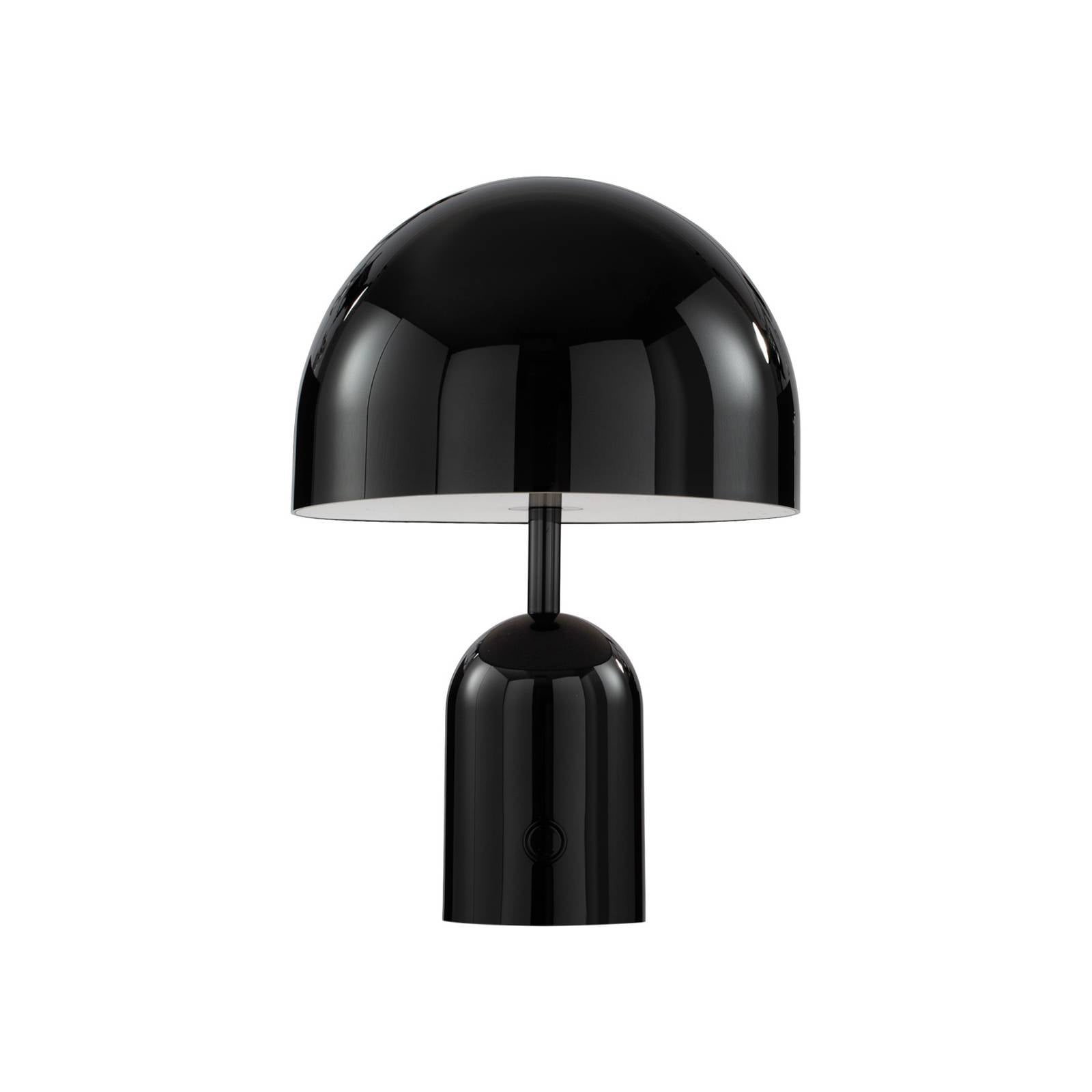 Tom Dixon Akku-Tischlampe BELL PORTABLE, schwarz, 28 cm IP44
