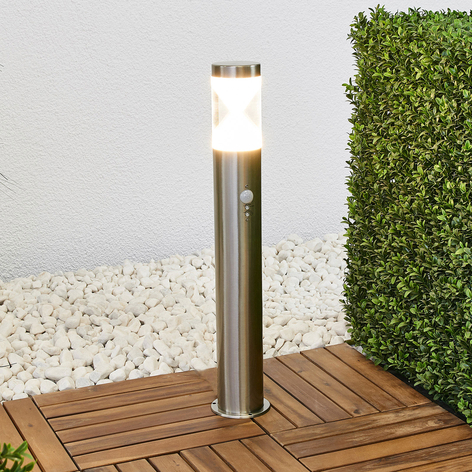 Pollerlampe Fabrizio mit LEDs und Bewegungsmelder