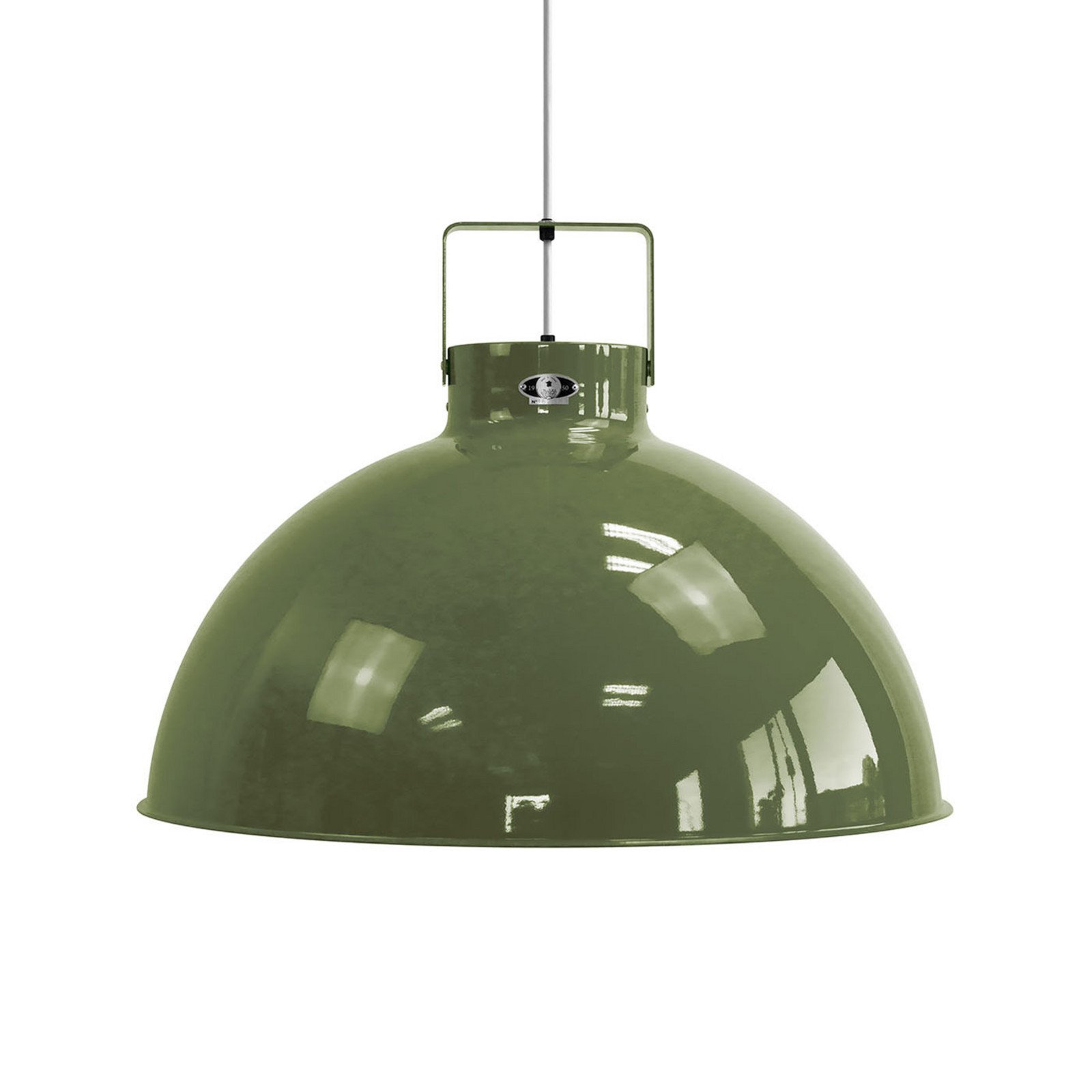 Jieldé Dante D675 lampă susp. oliv Ø 675cm