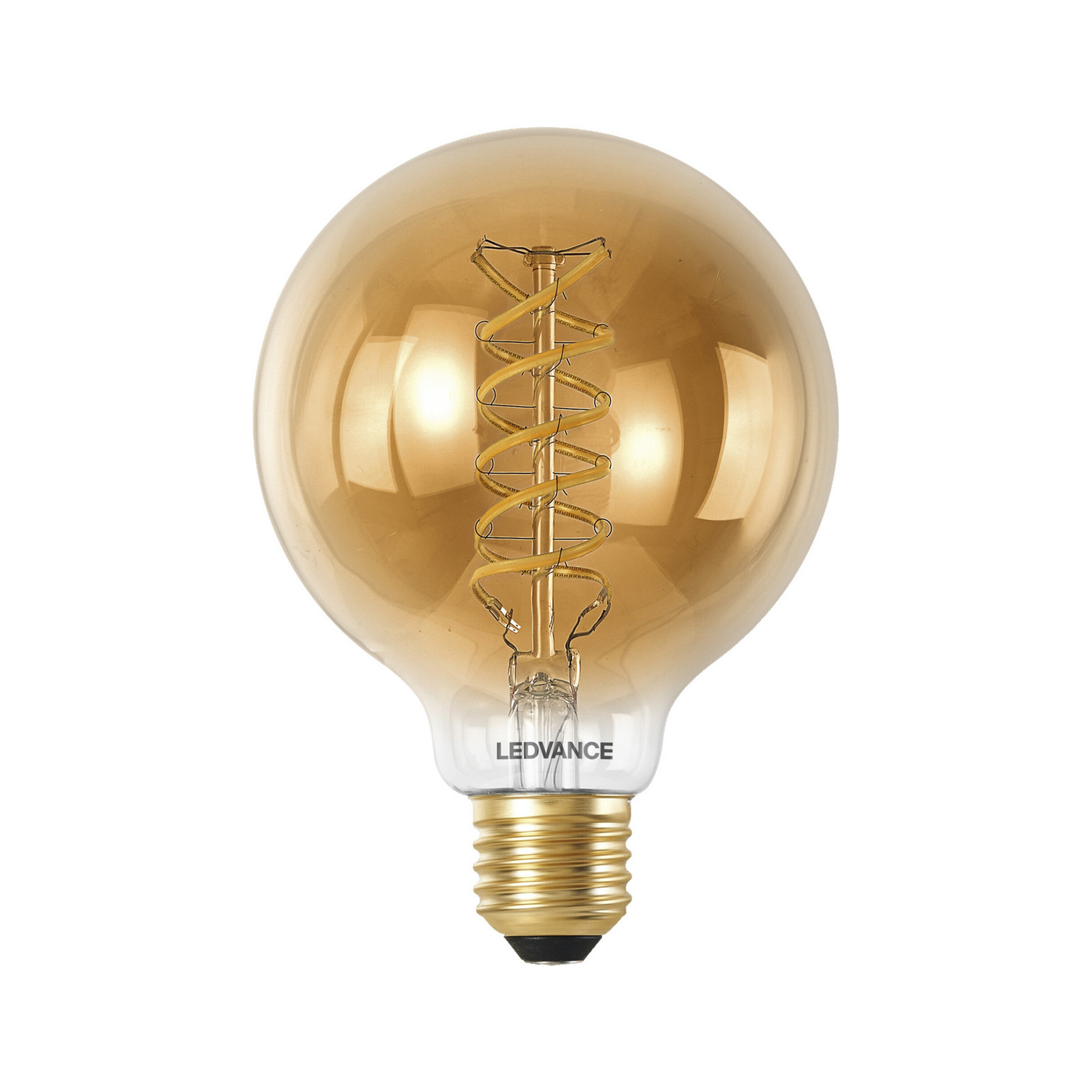 LEDVANCE SMART+ WiFi E27 8W LED G95 zlato 822-850 - Staklo