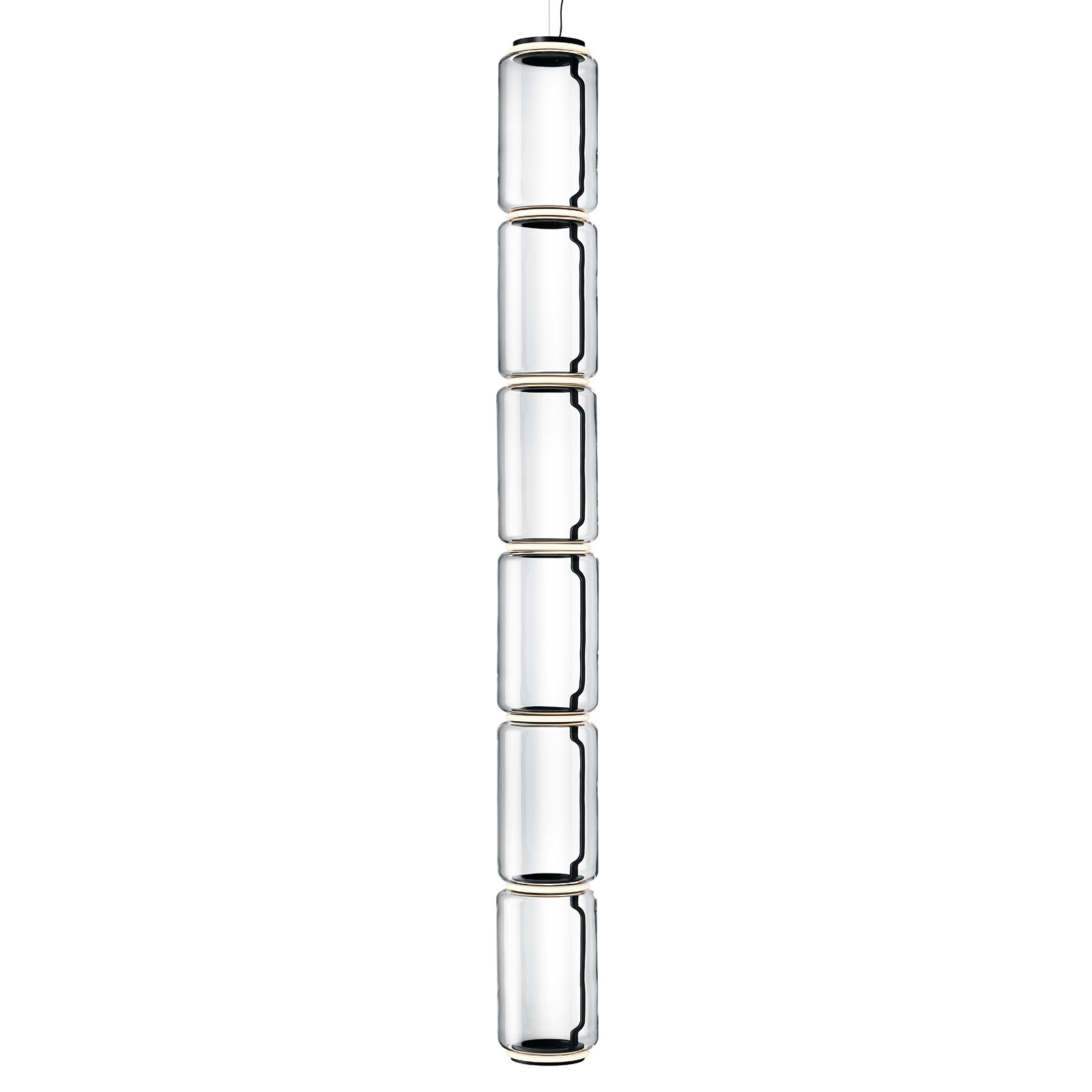 FLOS Noctambule LED-Hängelampe Low Cylinders