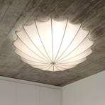Form loftslampe lavet af tekstil, Ø 80 cm