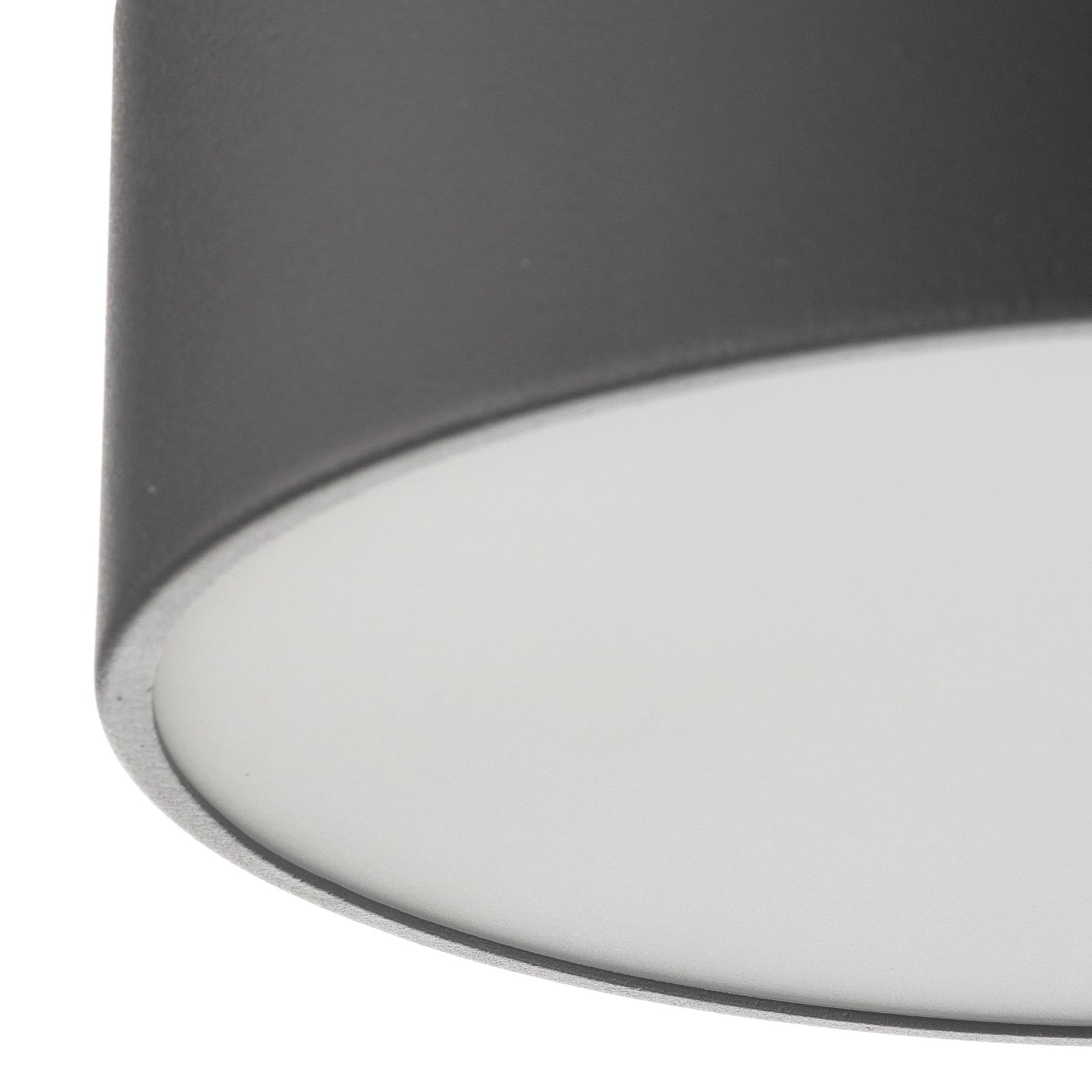 Dayton loftlampe i grå, Ø 25 cm