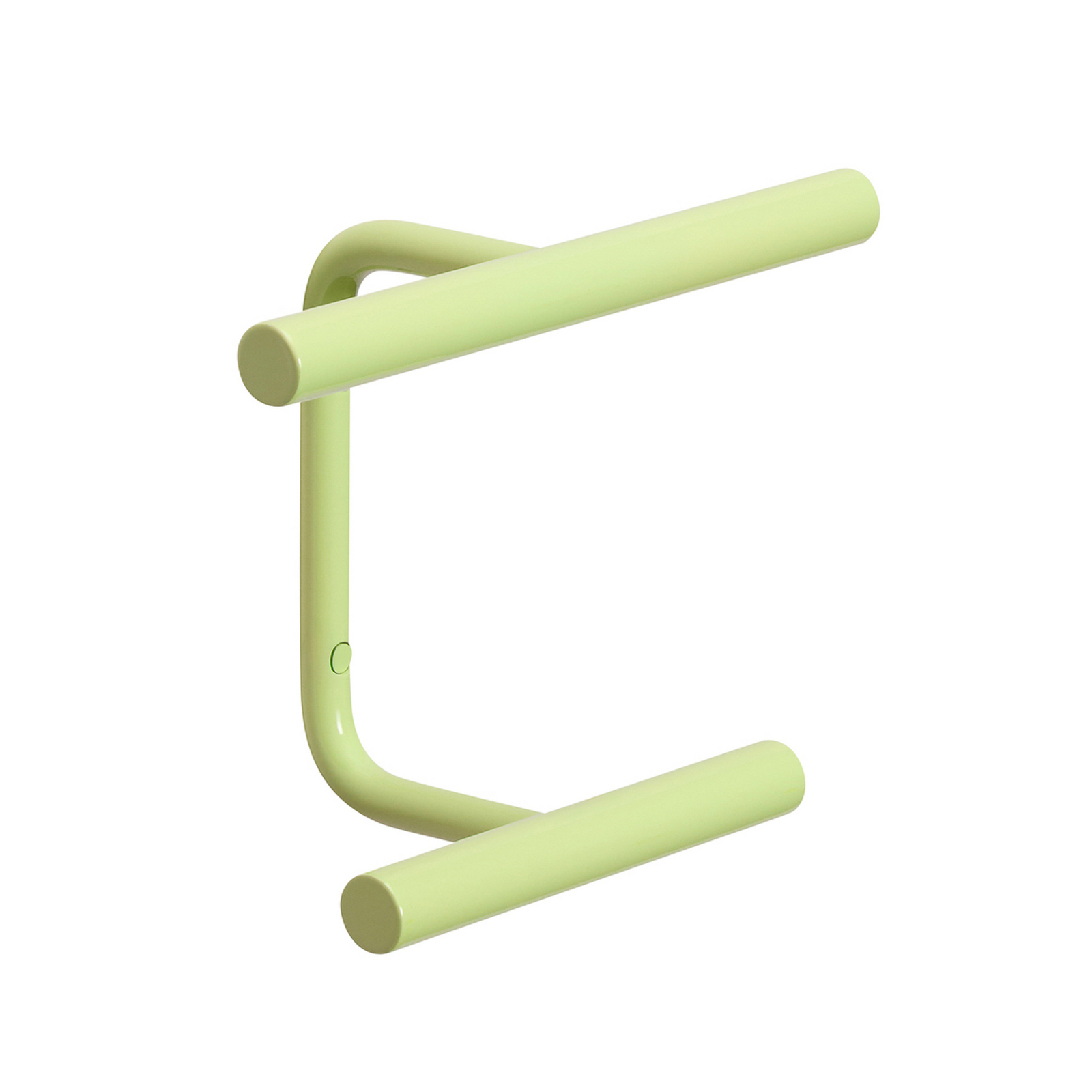 Perchero de pared Flip, verde claro, 20 cm de ancho - Hübsch