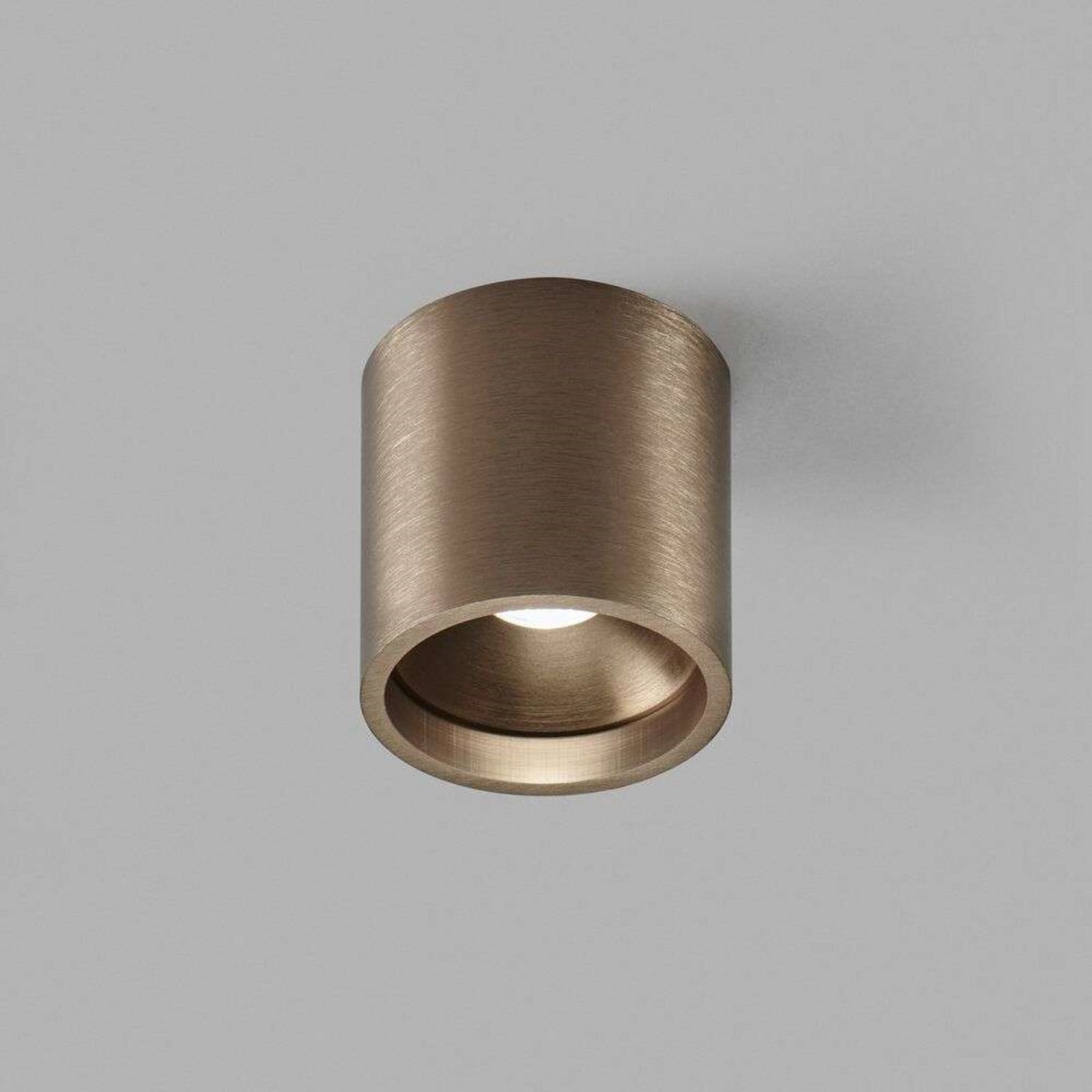 Solo 1 Round Plafond 6W 2700K Rose Gold LIGHT-POINT - Vardagsrum - Aluminium