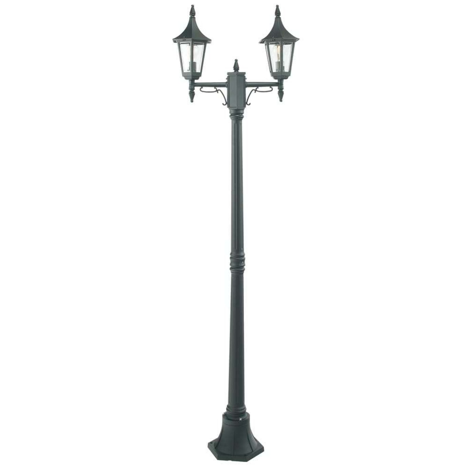 Rimini/Milano 2 Vonkajšie Záhradná Lampa w/Podpora Kotvenia Black - Norlys