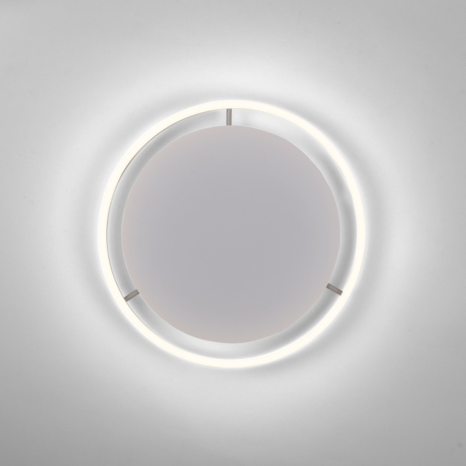 LED stropní svítidlo Ritus, Ø 39,3 cm, hliník