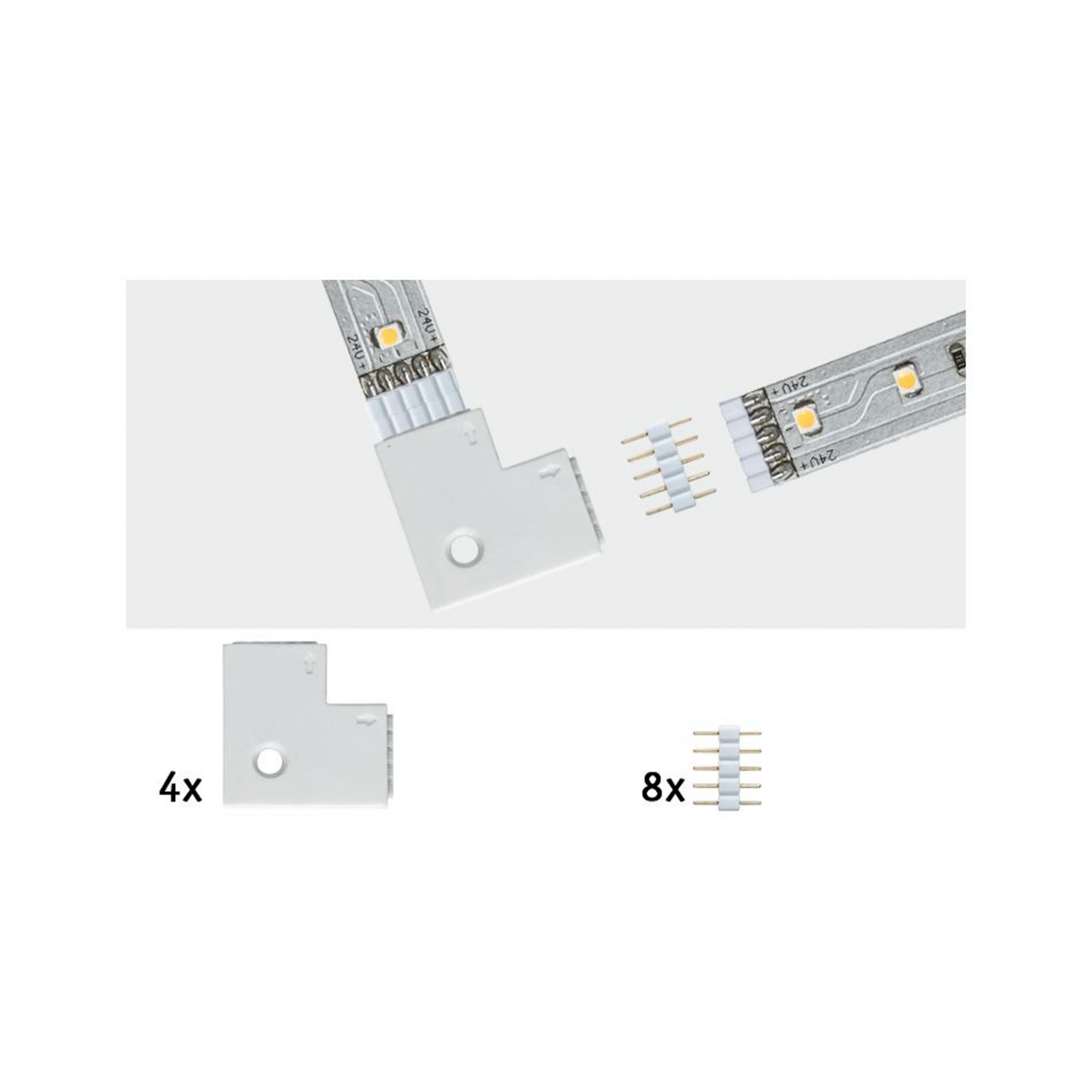 Raccord d’angle de 90° pour bande MaxLED