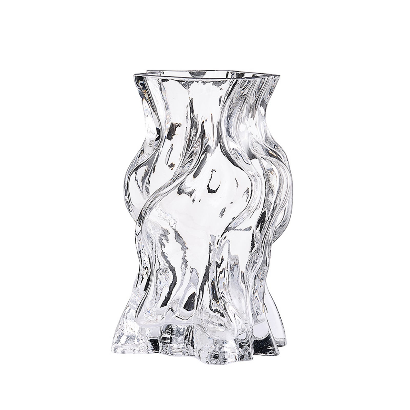 Vena Vase, klar, højde 29 cm, længde 20 cm, glas – AYTM Vena Vase, klar, højde 29 cm, længde 20 cm, glas – AYTM