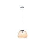 Kaizen hanglamp, Ø 35 cm, barnsteen, glas