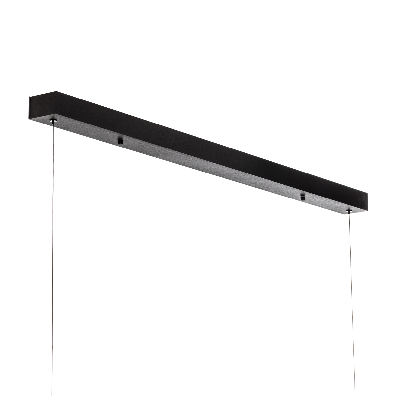 Quitani Lysia LED hanglamp, geoxideerd/zwart 118cm