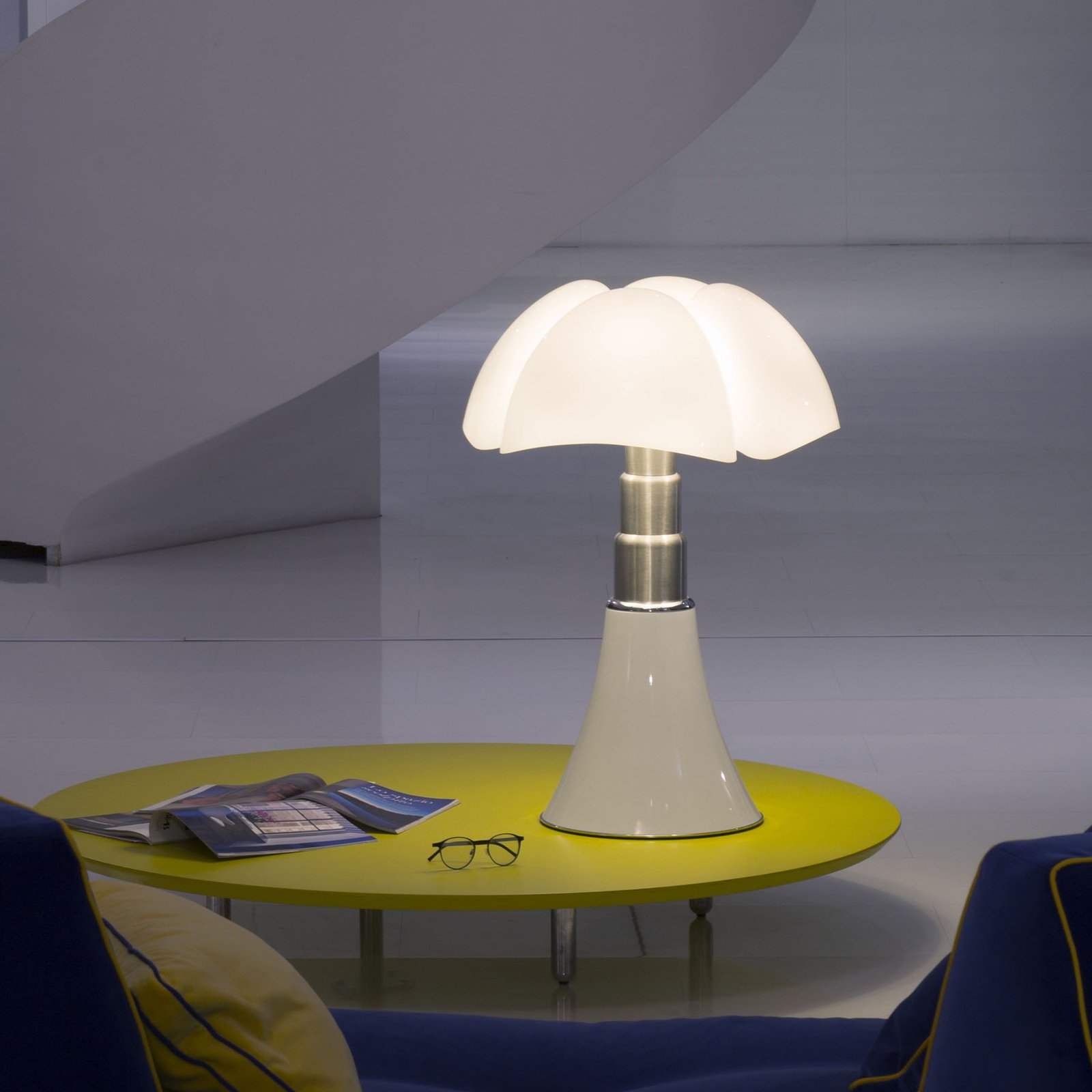 Pipistrello Med Tischlampe, Dimmer, weiß - Martinelli Luce