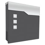 Wandbriefkasten 3037/3038/3039 mit Zeitungsfach