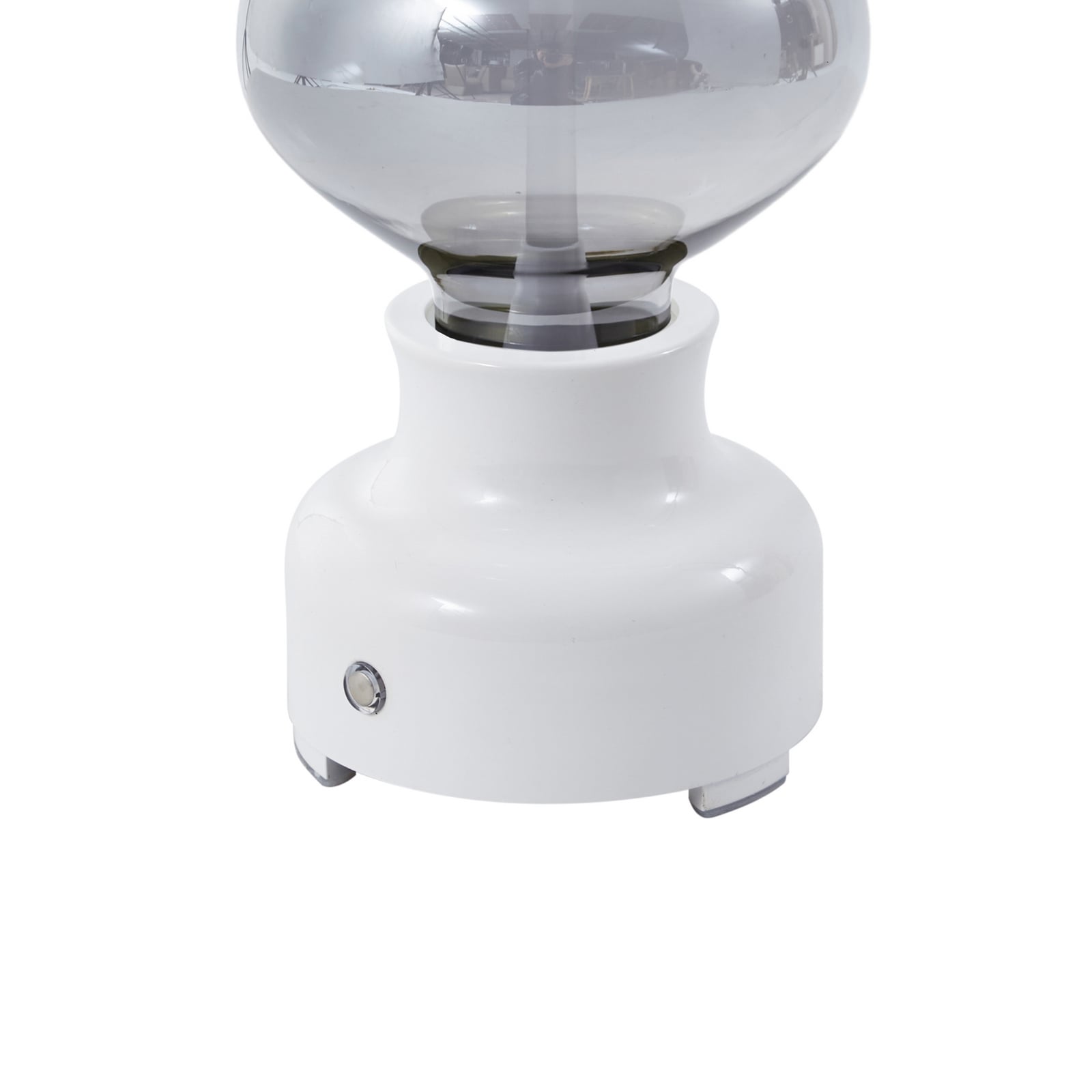 Mist draagbare tafellamp wit/transparant - Nola