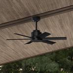 Hunter Kennicott plafondventilator zwart mat