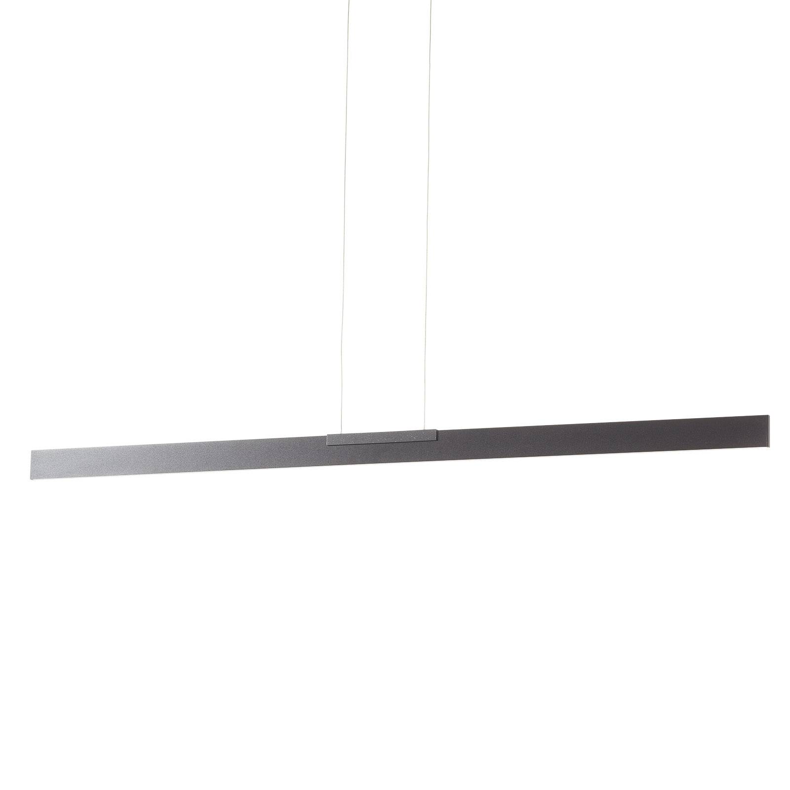 Bopp Nano - lampa wisząca LED, czarna 140cm