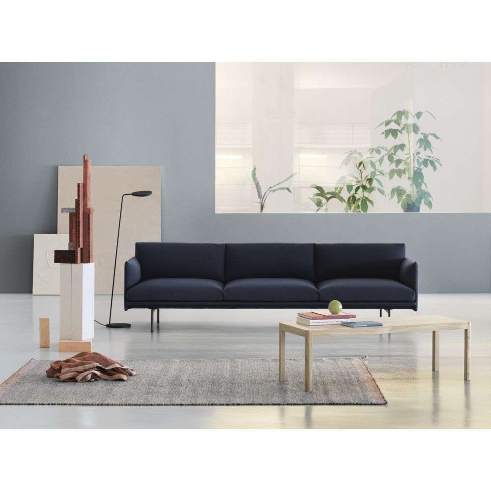 Ply Rug 240x170 Grey - Muuto