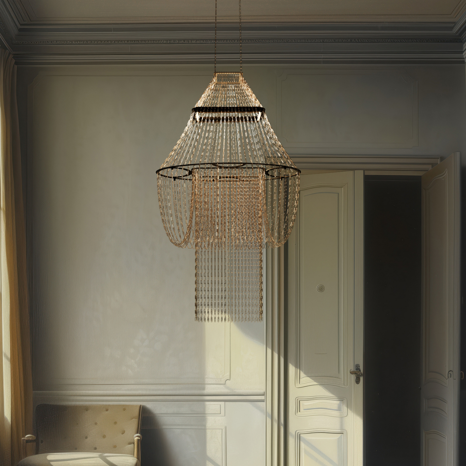 Lampe C Suspension Black/Stainless Steel - DCW Lampe C Suspension Black/Stainless Steel - DCW