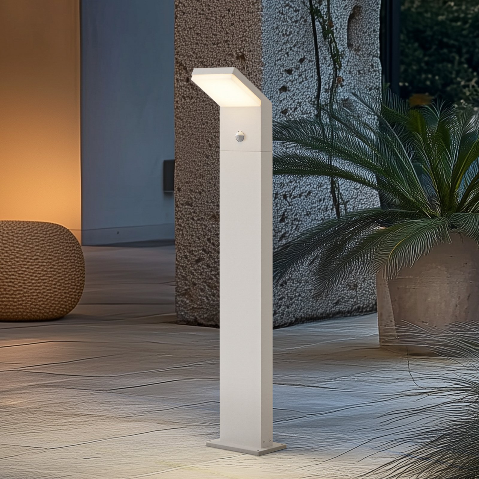 Arcchio LED-Wegeleuchte Yolena, Sensor, 100cm, white