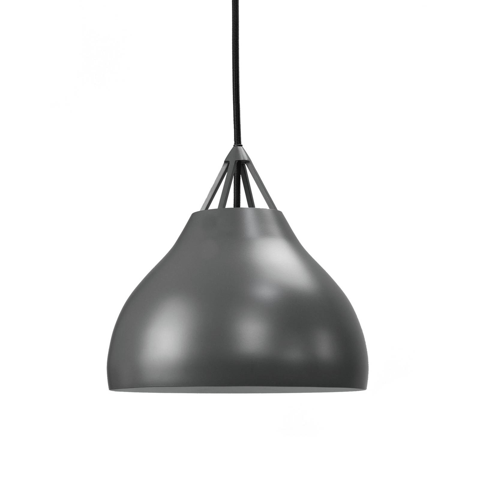 Lampa wisząca Dyberg Larsen Pyra Ø 29 cm szary metal